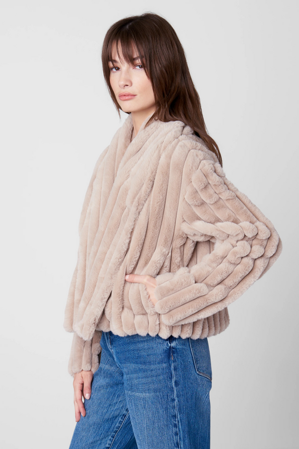 Light Gray Angel Heart Jacket jacket