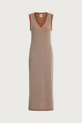 Albane V-Neck Midi Dress