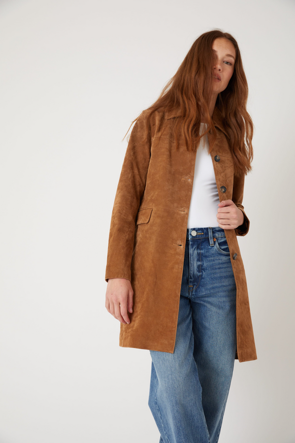 Light Gray Dirt Bike Trench Coat Coats & Jackets