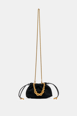 White Smoke Cleo Drawstring Bag Purse