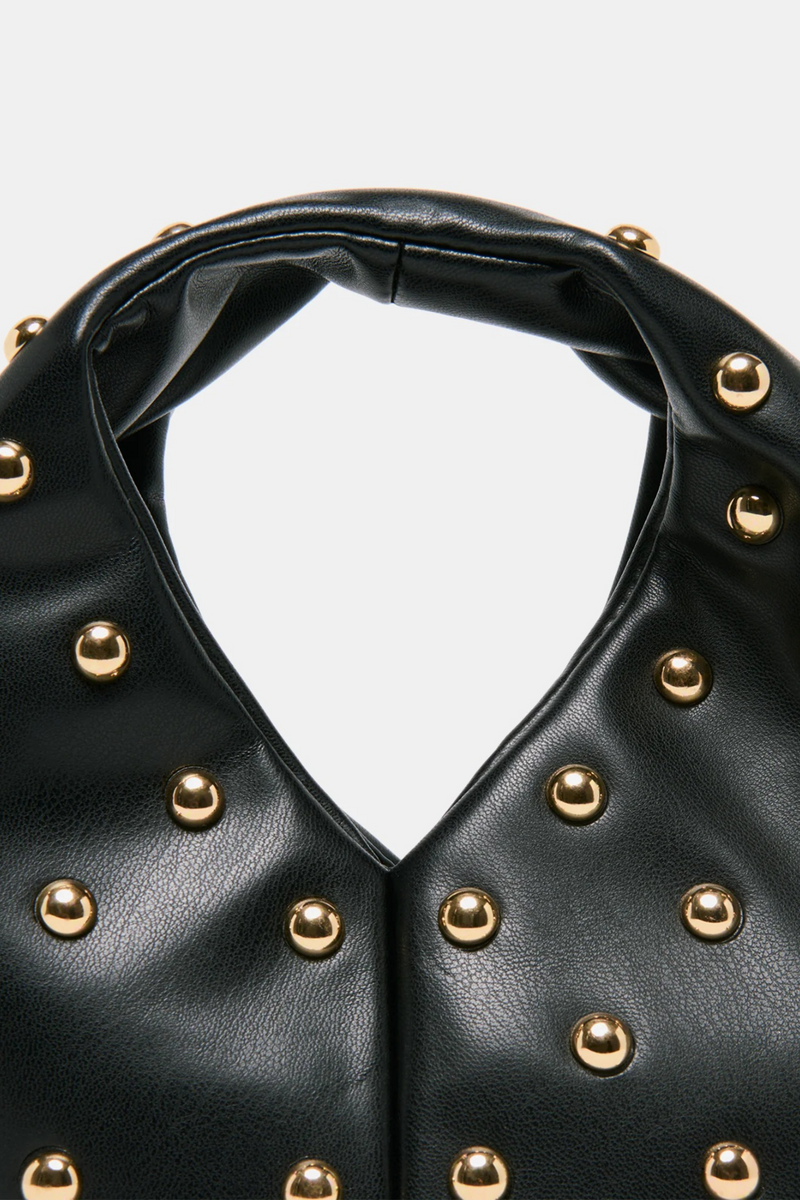 White Smoke Dahlia Studded Handbag Handbags