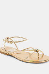 Kenley Sandals | Gold Leather
