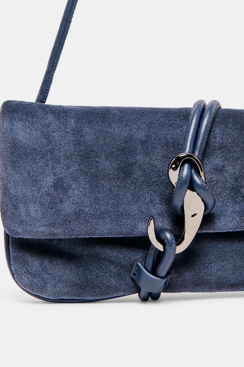 Dim Gray Alice Slant Baguette purse