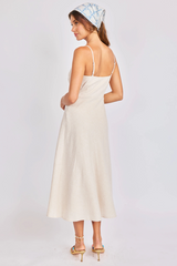 Light Gray Sandbar Tank Dress Midi Dress