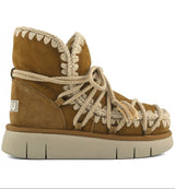 Dim Gray Bounce Scoubidou Lace Mou | Cognac Boots