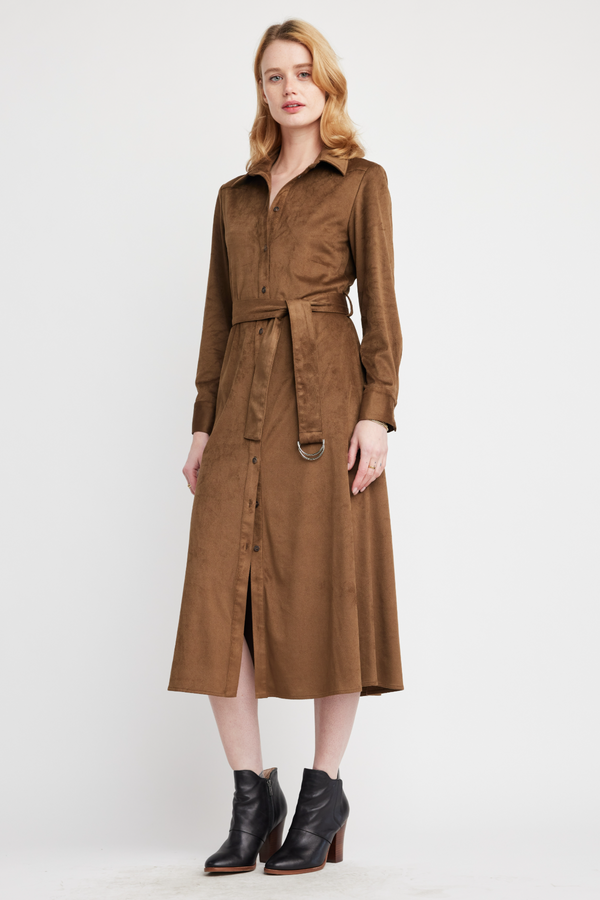 Lavender Jamie Shirt Dress Midi Dress