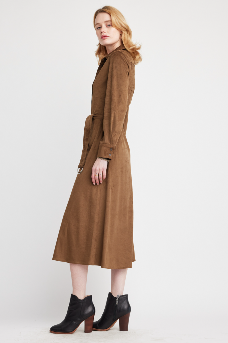 Lavender Jamie Shirt Dress Midi Dress