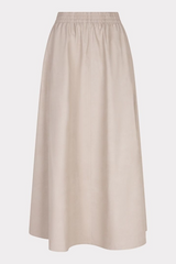 Beige Salem PU Maxi Skirt Maxi Skirt