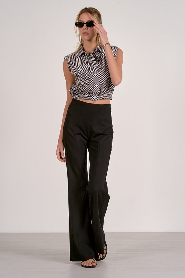 Light Gray Nance Scuba Pant Pant