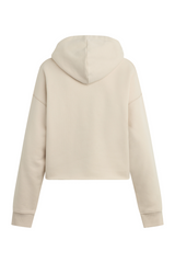 Light Gray The Cropped Collegiate Hoodie Hoodie