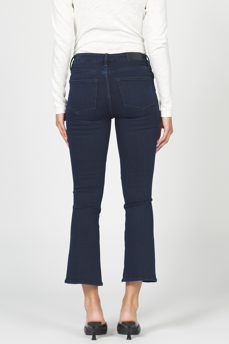 Lavender Jeanne Mid Rise Cropped Flare Jeans | Ramsey Jeans