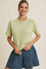 Light Gray Everyday Raglan Sweater Top Top