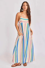 Light Gray Sail Away Dress Midi Dress