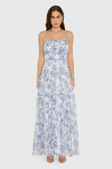 Lavender Willow Maxi Dress in Deep Sea Maxi Dress