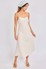 Light Gray Sandbar Tank Dress Midi Dress