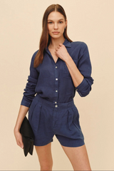 Wheat Double Pleat Short Short
