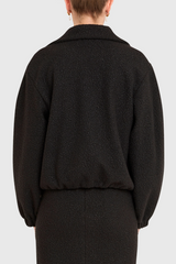 Black Como Bomber Jacket Jacket