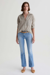 Light Gray Angel Low Rise Boot | 14 Years Fortuna Jeans
