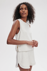 Light Gray Shea Crop Tank Tank Top