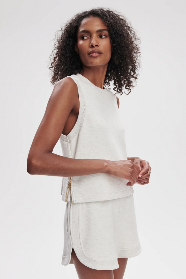 Light Gray Shea Crop Tank Tank Top