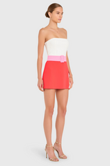 Lavender Fae Romper in Ivory Crimson Romper