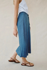 Gray Bias Skirt Maxi Skirt