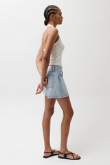 Light Gray Saige High Rise Short | Berkeley Short