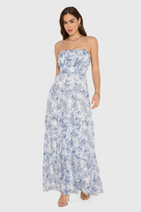 Lavender Willow Maxi Dress in Deep Sea Maxi Dress