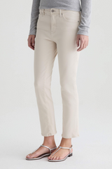 Lavender Mari Cropped Mid-Rise Slim Straight | Pumice Jeans