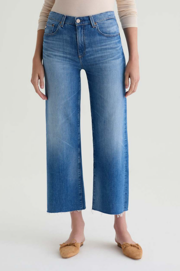Light Gray Saige Wide Leg Crop | 13 Years Allure Jeans