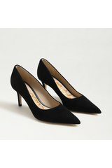 Vienna Pointed Toe Pump | Black Suede