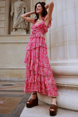 Gray Corinne Dress Maxi Dress