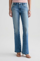Light Gray Angel Low Rise Boot Cut | 15 Years Aviator Jeans