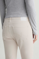 Light Gray Mari Cropped Mid-Rise Slim Straight | Pumice Jeans
