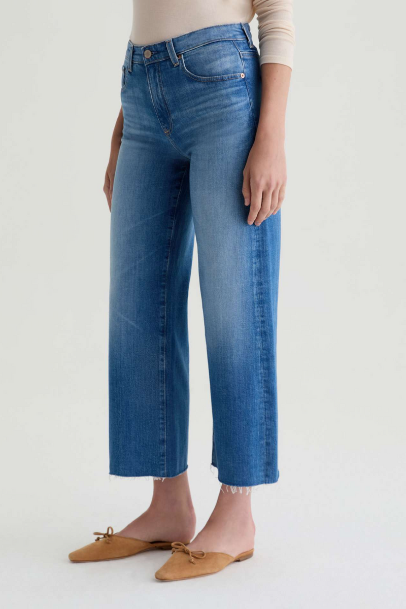 Light Gray Saige Wide Leg Crop | 13 Years Allure Jeans