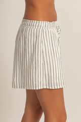 Light Gray Thomas Striped Shorts Short
