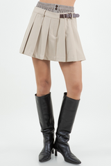 Antique White Harvest Crush Skort Skort