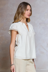 Gray Ambor Blouse Blouse