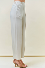 Light Gray The Cloud Nine Pintuck Pants Pant