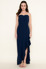 Black Moonlit Melody Strapless Maxi Dress Maxi Dress