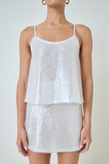 Gray The All That Glitters Cami Cami