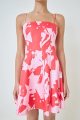 Light Gray The Jardin Mini Dress Mini Dress