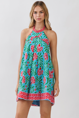 Lavender Bloom & Breeze Floral Mini Dress Mini Dress