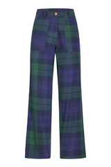 Dark Slate Gray Danbury Pants in Ralph's Tartan Pant