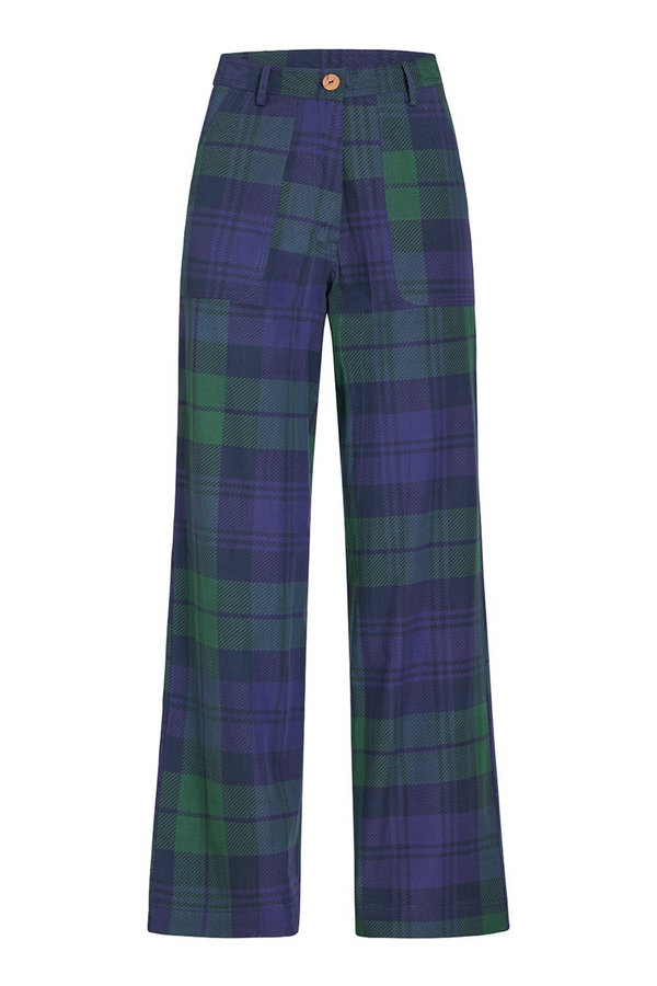 Dark Slate Gray Danbury Pants in Ralph's Tartan Pant