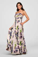 Lavender Ida | Strapless Gown Formal Gown