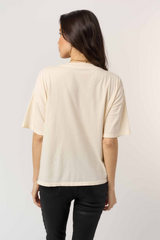 Light Gray Linguine & Martinis Perfect BF Tee Graphic Tee