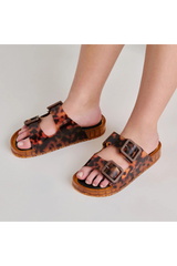 Gray Julio Sandal | Tortoise Vinyl Sandal
