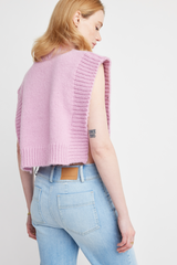 Light Gray Rooney Open Side Sweater Vest Vest