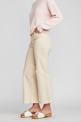 Light Gray Aria Hi-Waist Pants Pant